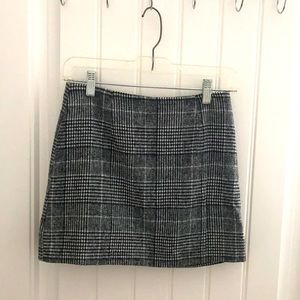 3/$20 Gingham Plaid mini skirt